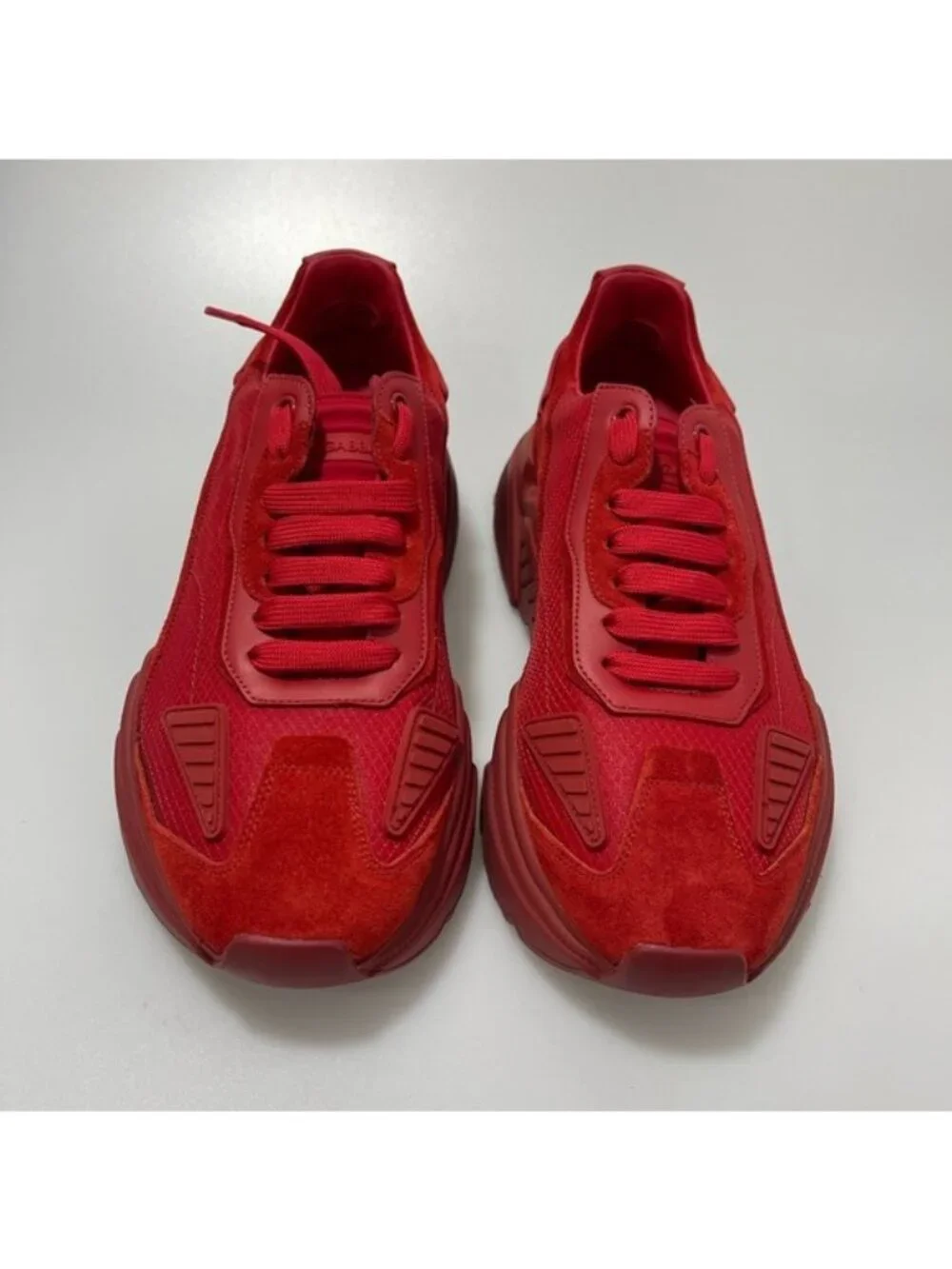 DOLCE & GABBANA Red Daymaster Chunky Sneakers Mens EU 40/US 7
